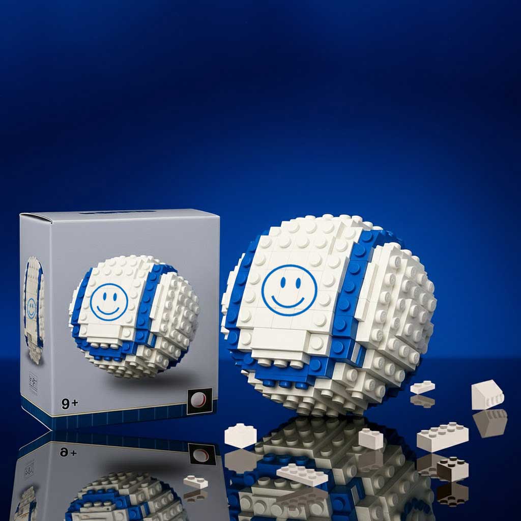 Smile Icon Building Block Toy Set