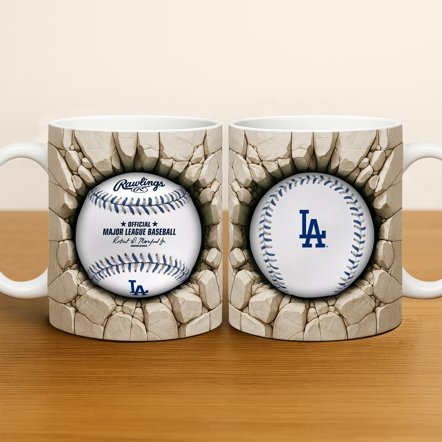 LAD Premium MLB Ceramic Mug DDT TTV