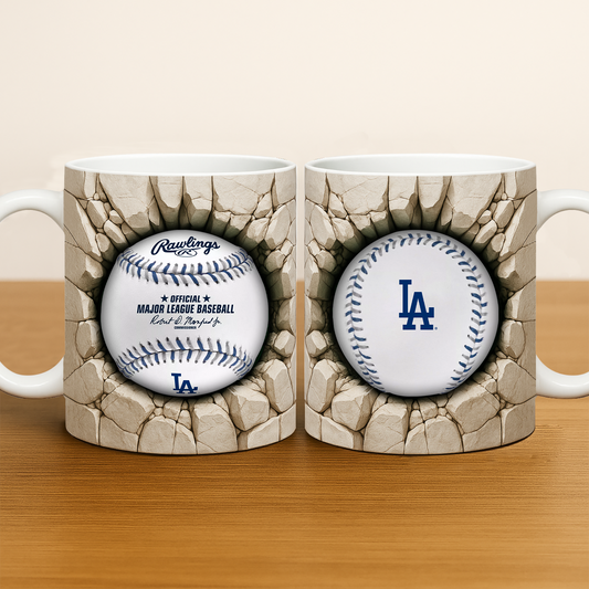LAD Premium MLB Ceramic Mug DDT TTV
