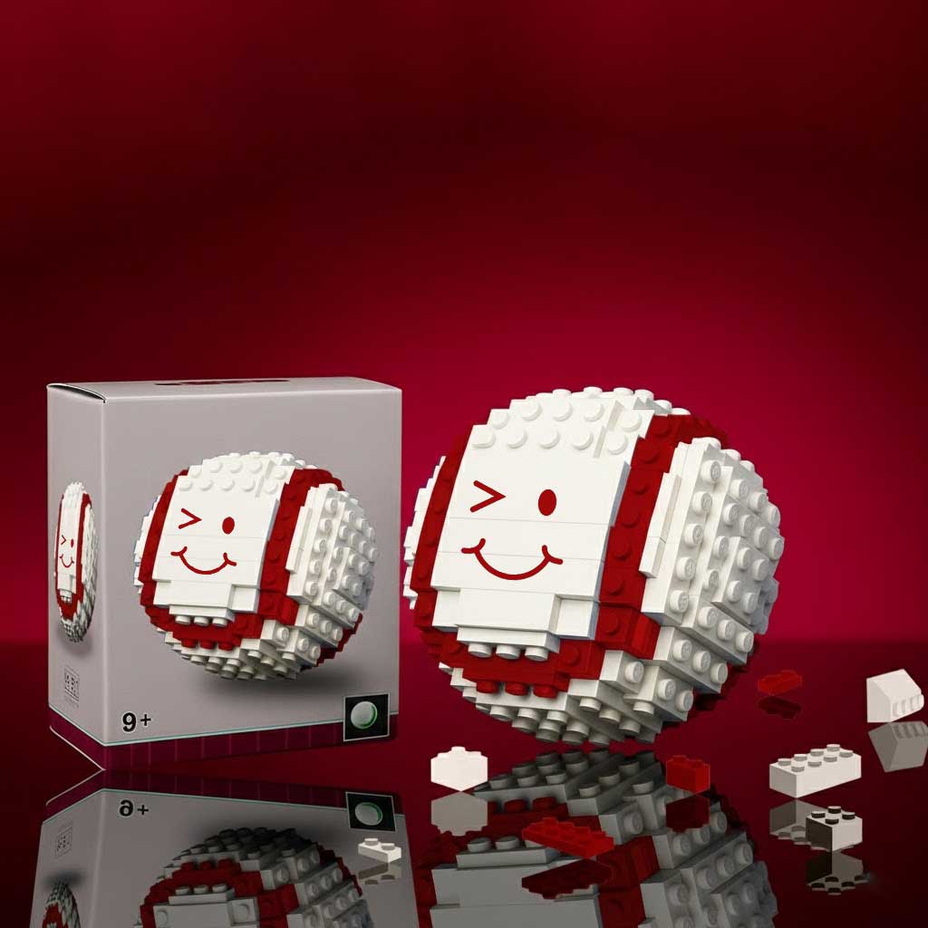 Smile Icon Building Block Toy Set