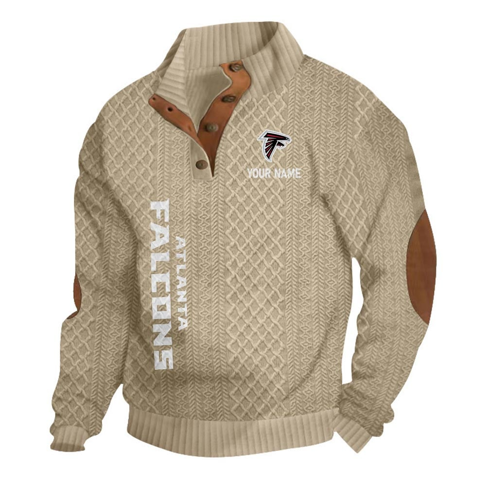 AF NFL Basic Knitted Stand Collar Sweatshirt DDT CTND