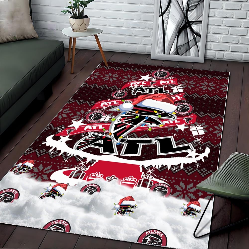 AF NFL Chrismas Carpet Rug DDT NTL