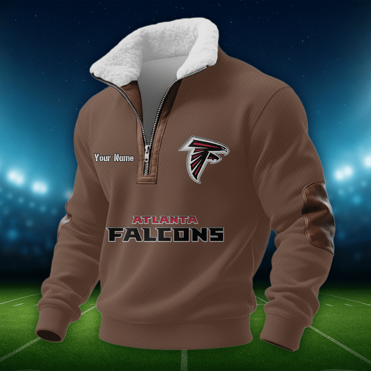 AF NFL Men Fur Collar Sweatshirt DDT CTND