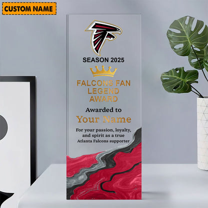 AF NFL Personalized Acrylic Award Plaque Funny Christmas Gift For Family DDT NTL