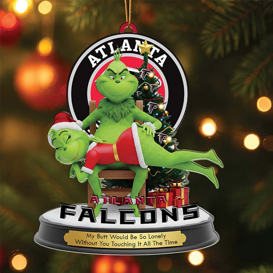 AF Premium NFL x Grinch Acrylic Ornament DDT NTL