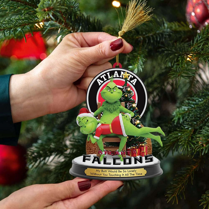 AF Premium NFL x Grinch Acrylic Ornament DDT NTL