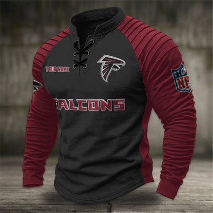 AF x NFL Men Stand Collar Long Sleeve Top DDT  CTND