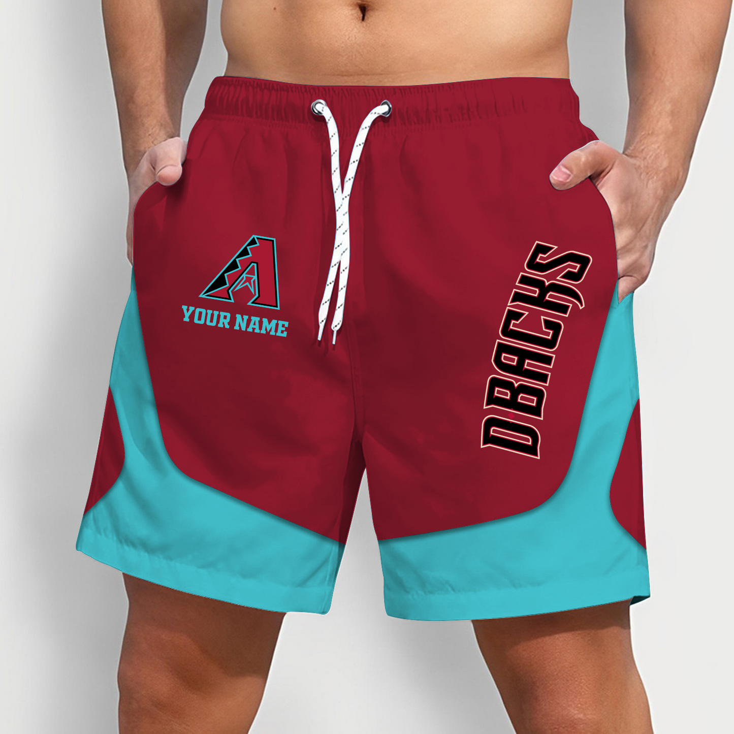 ARI x MLB Team Special Short Pants For Men Custom Name Gifts DATND TANTD