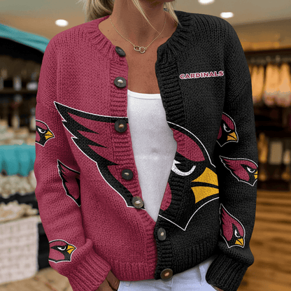 ARI x NFL Cardigan Sweatshirt With Button v1  DatND DVT