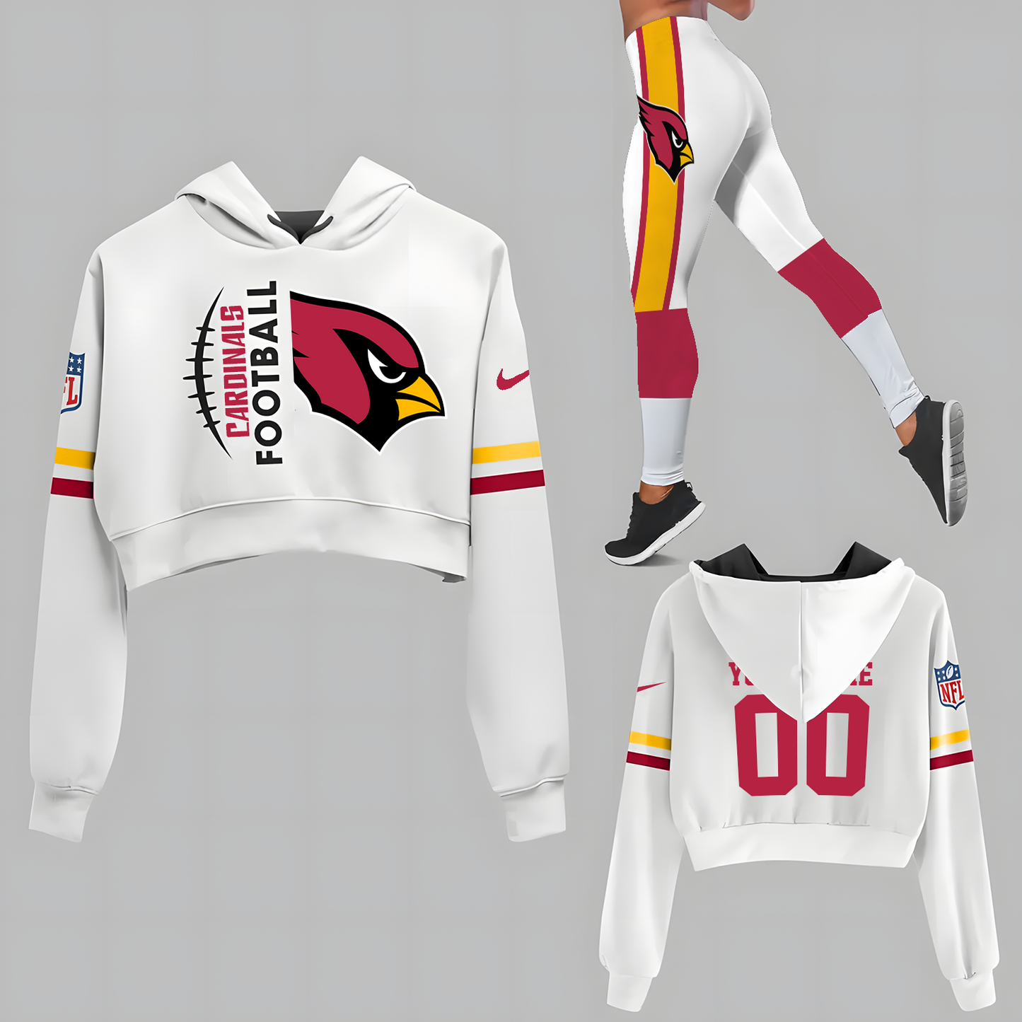 ARI x NFL Set Hoodie And Legging Workout DatND DVT