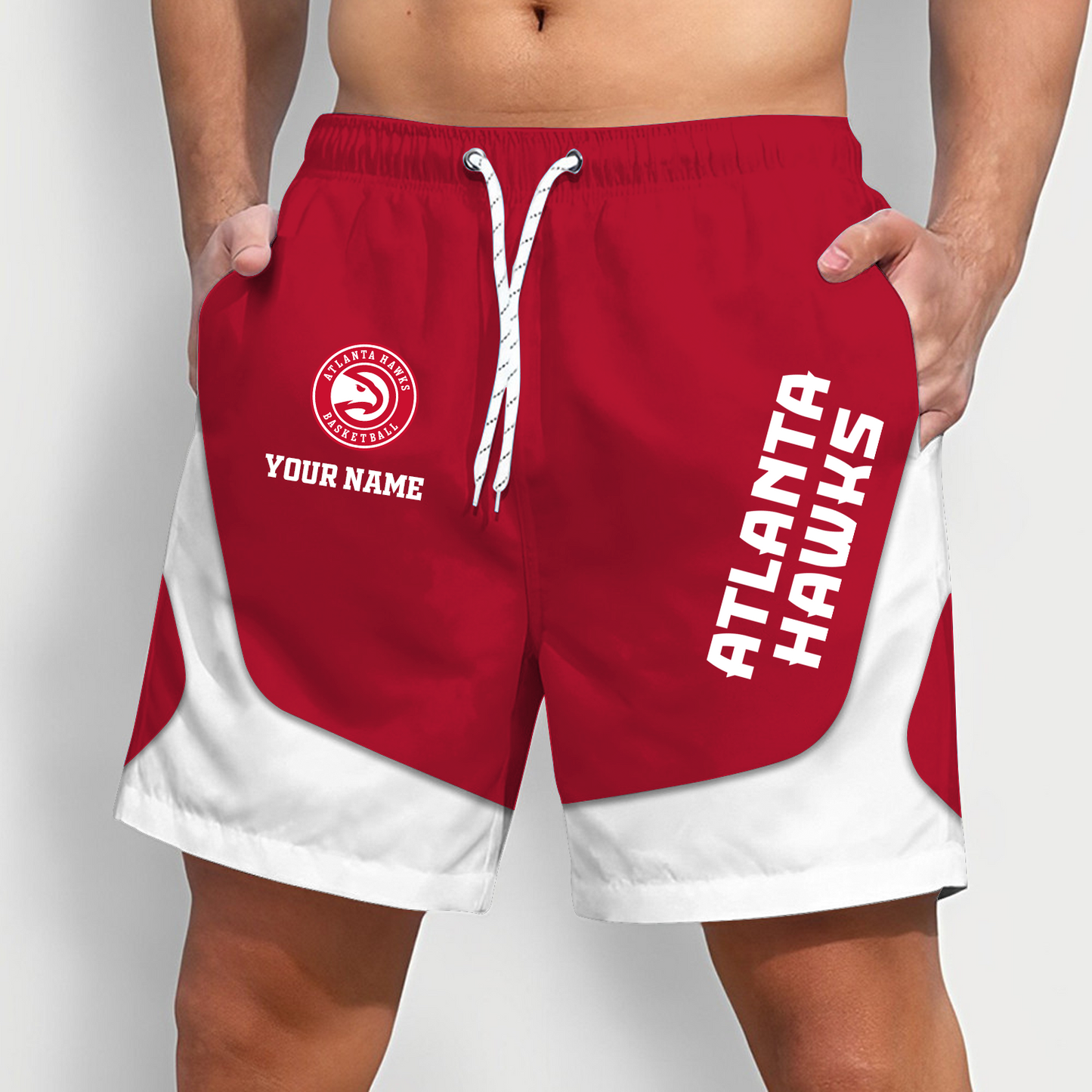 ATL x NBA Team Special Short Pants For Men Custom Name Gifts DATND TANTD