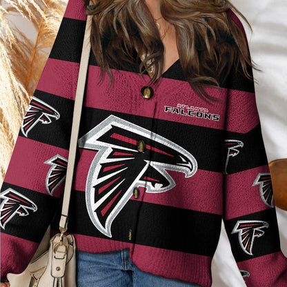 ATL x NFL Cardigan Sweatshirt With Button  DatND DVT