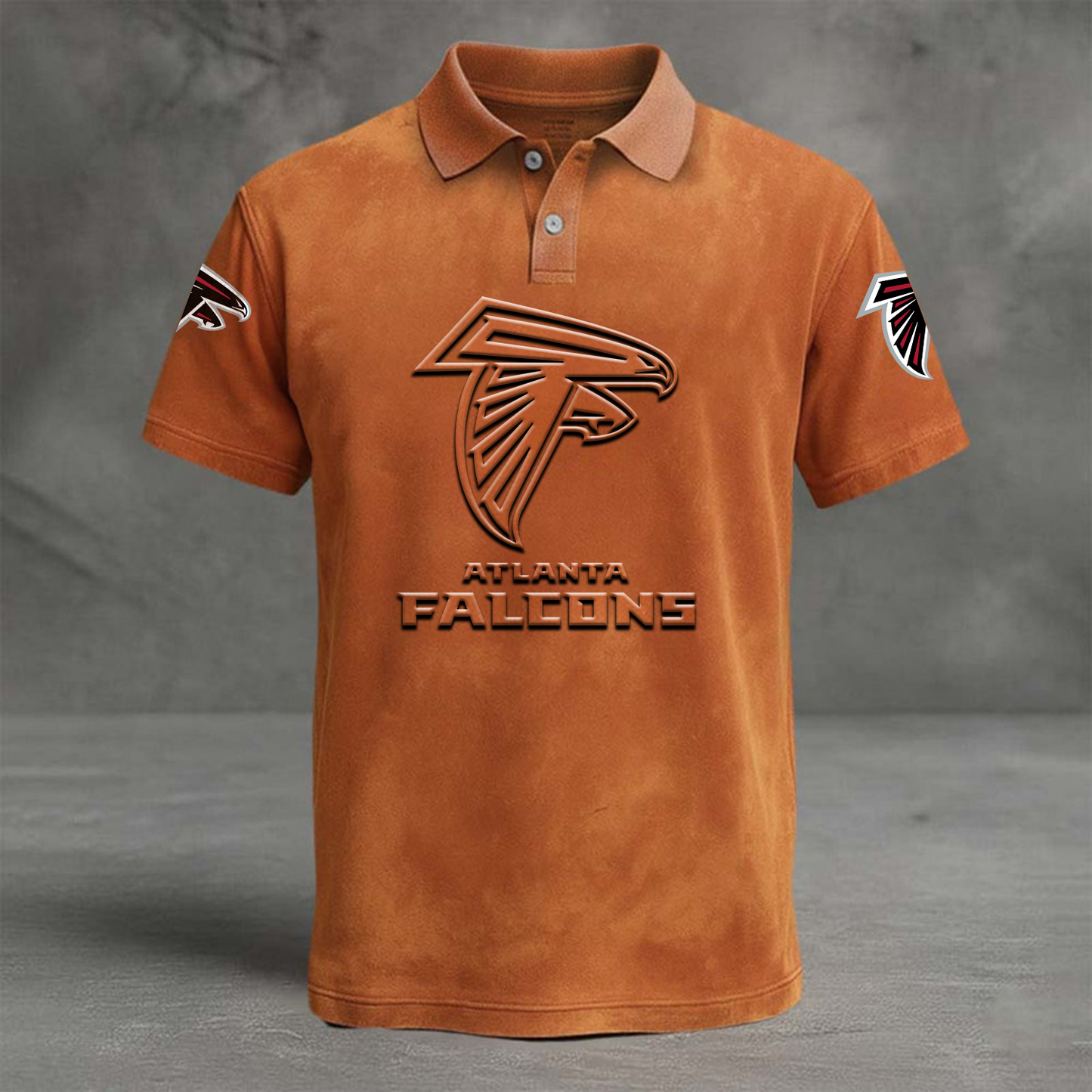 ATL x NFL Embossed Polo Shirt DATND TANTD