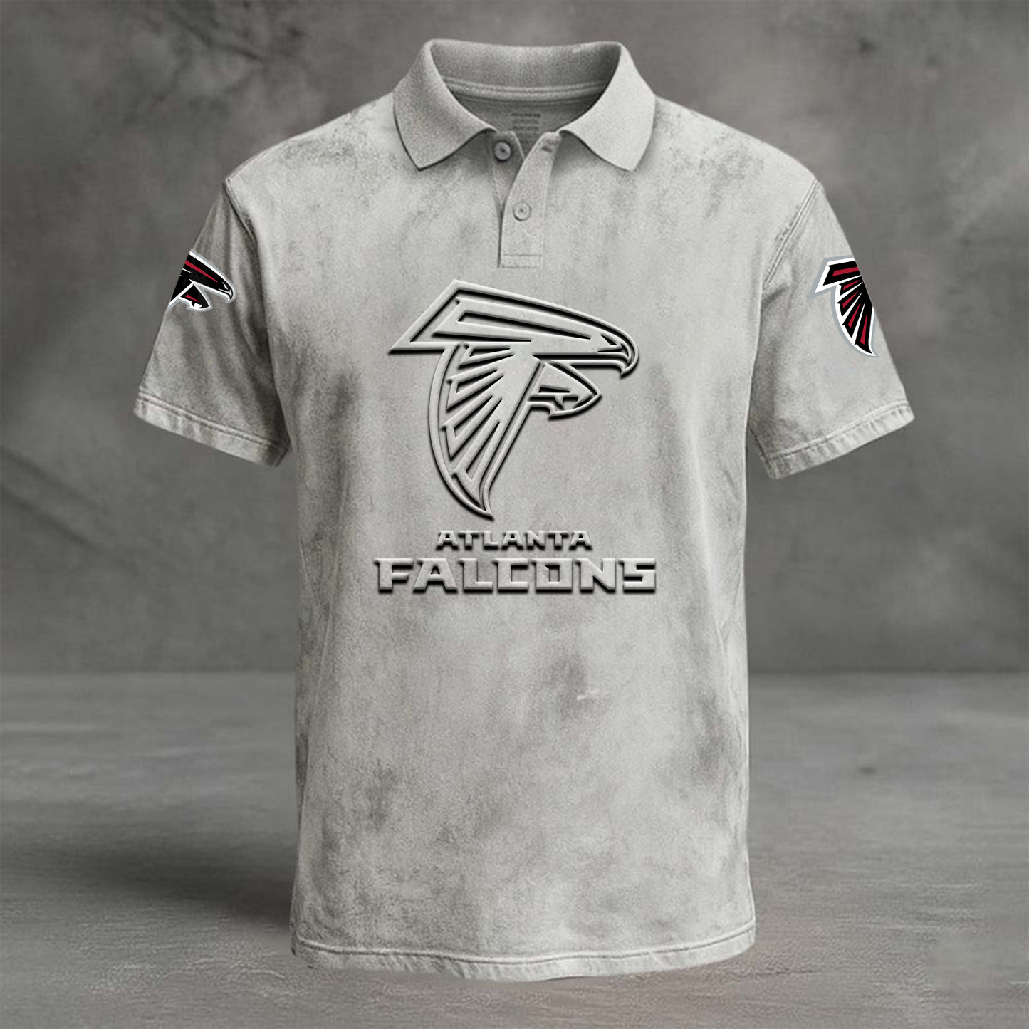 ATL x NFL Embossed Polo Shirt DATND TANTD
