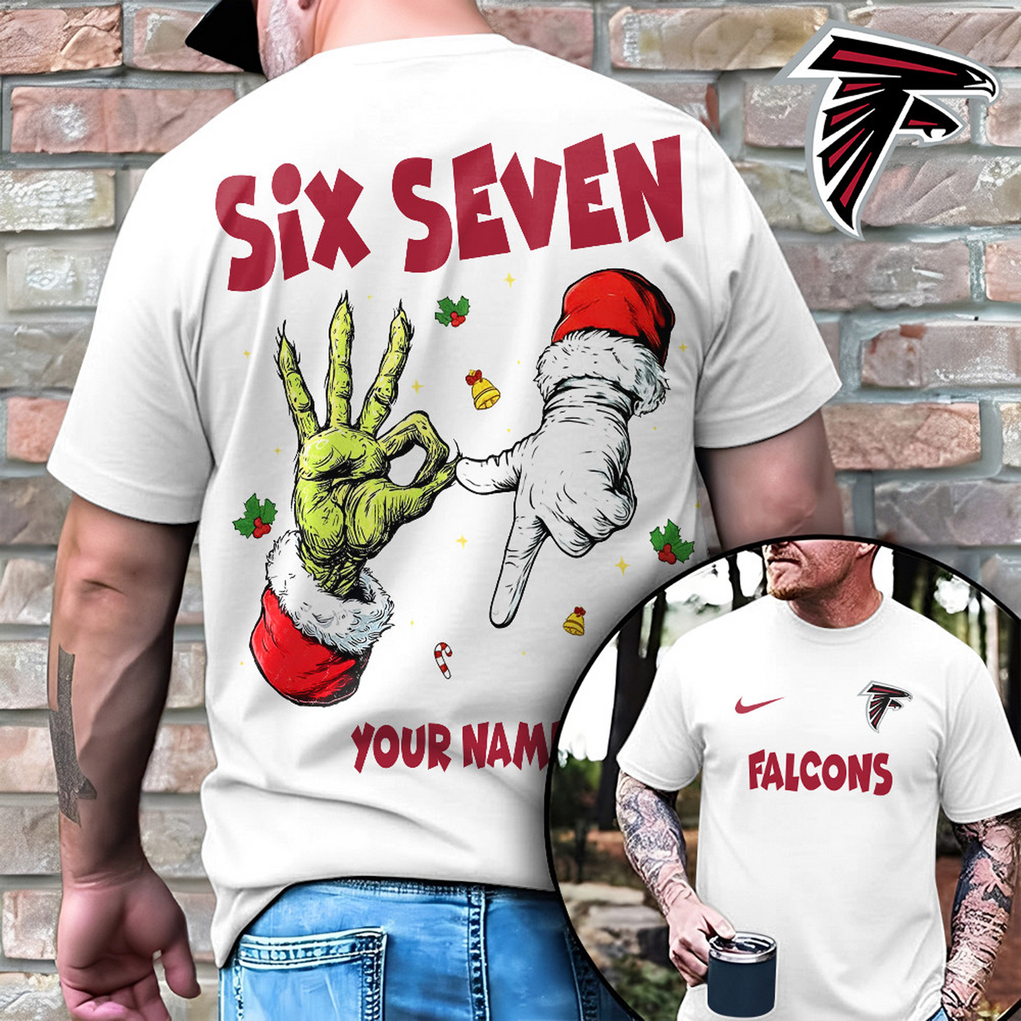 ATL x NFL Funny Six Seven Hot Trend Tshirt Custom Any Name DATND TANTD