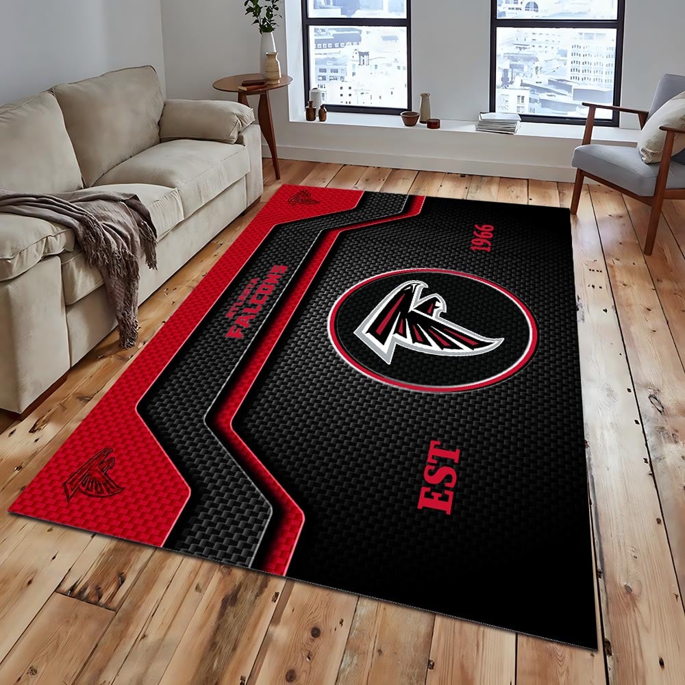 ATL x NFL Modern Sports Living Room Rug DatND DVT