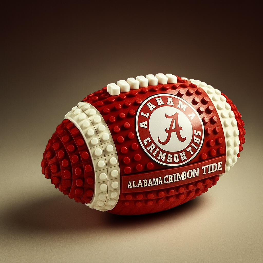 NCAA Team Building Block Football Set DDT CTND