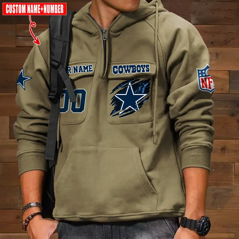 Athleworld DC NFL Graphic Pocket Hoodie DDT CTND