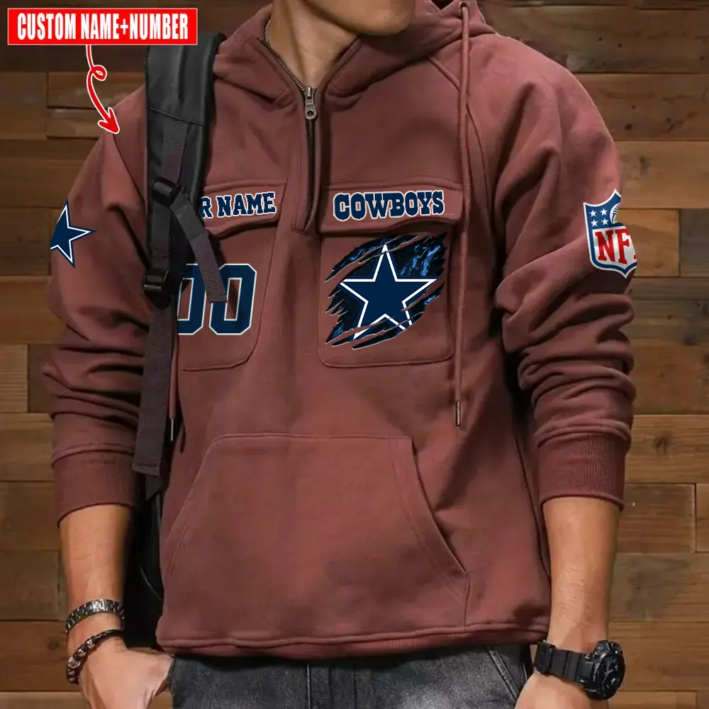 Athleworld DC NFL Graphic Pocket Hoodie DDT CTND
