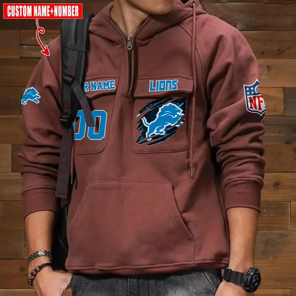 Athleworld DL NFL Graphic Pocket Hoodie DDT CTND
