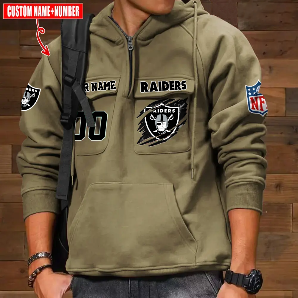 Athleworld LVR NFL Graphic Pocket Hoodie DDT CTND