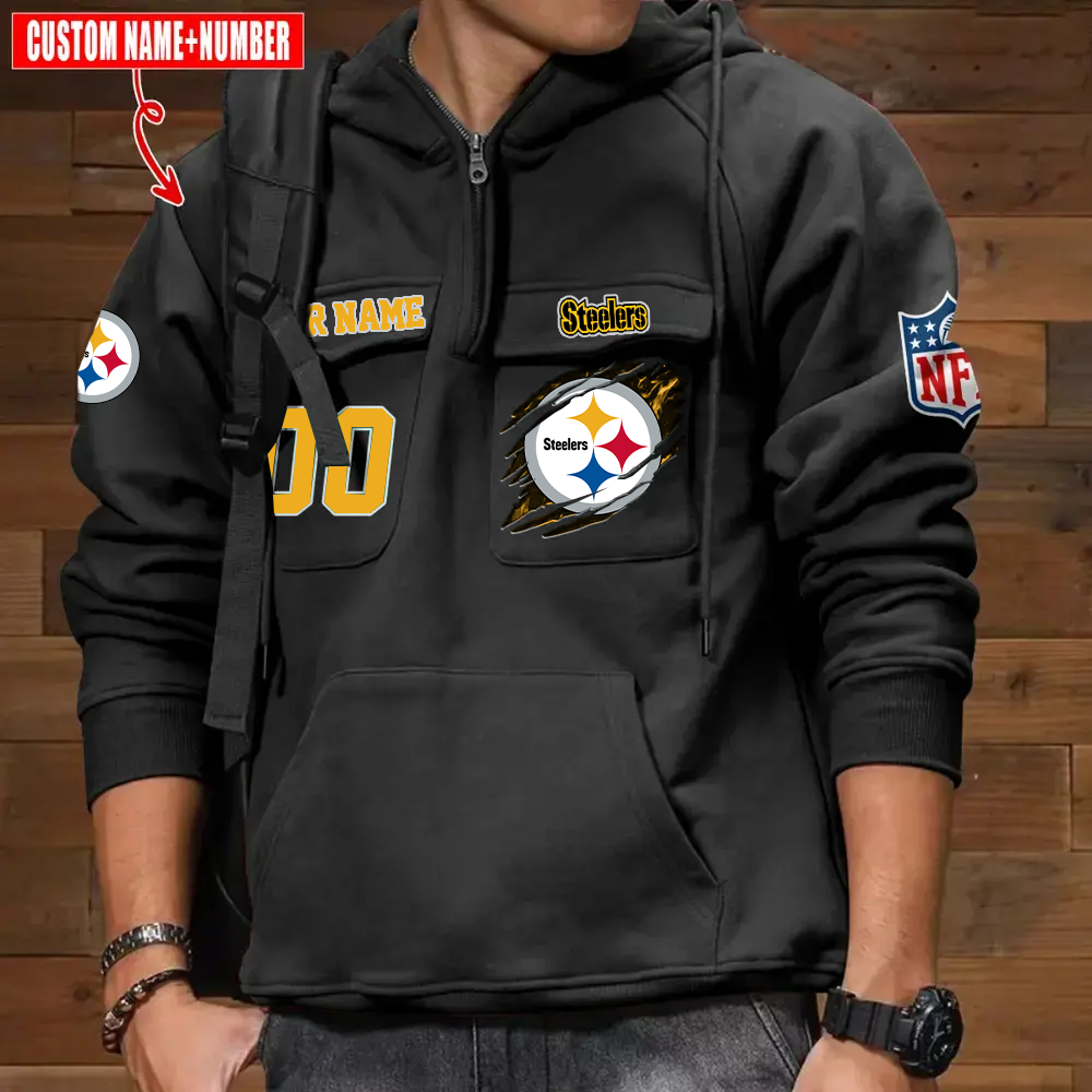 Athleworld PS NFL Graphic Pocket Hoodie DDT CTND