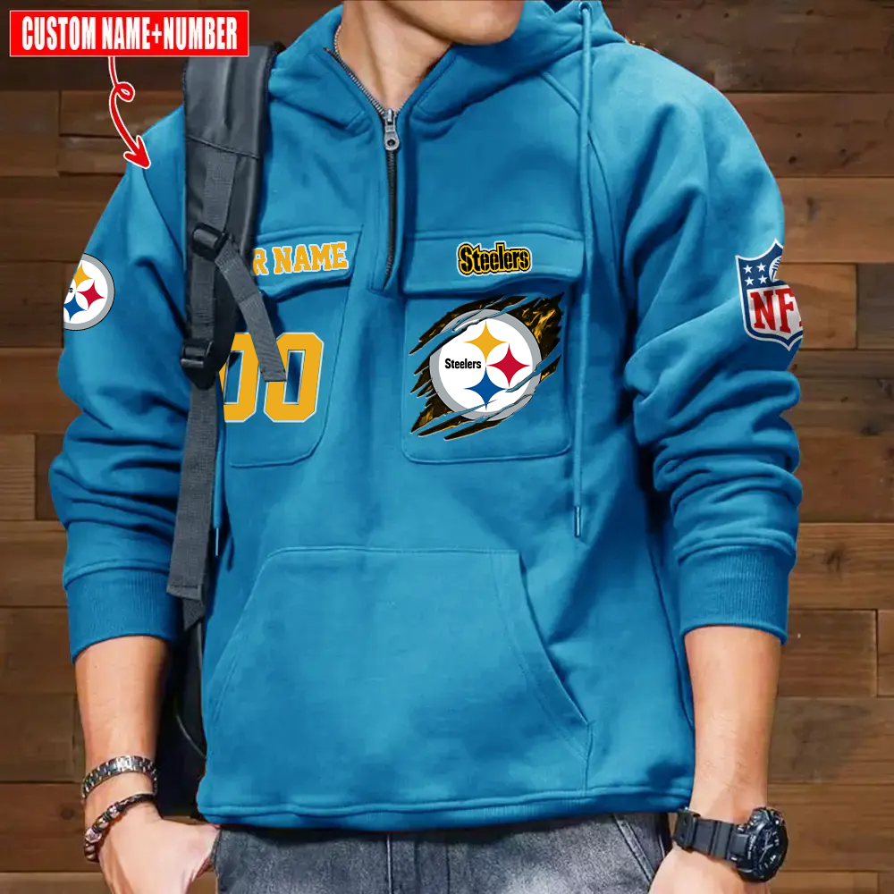 Athleworld PS NFL Graphic Pocket Hoodie DDT CTND