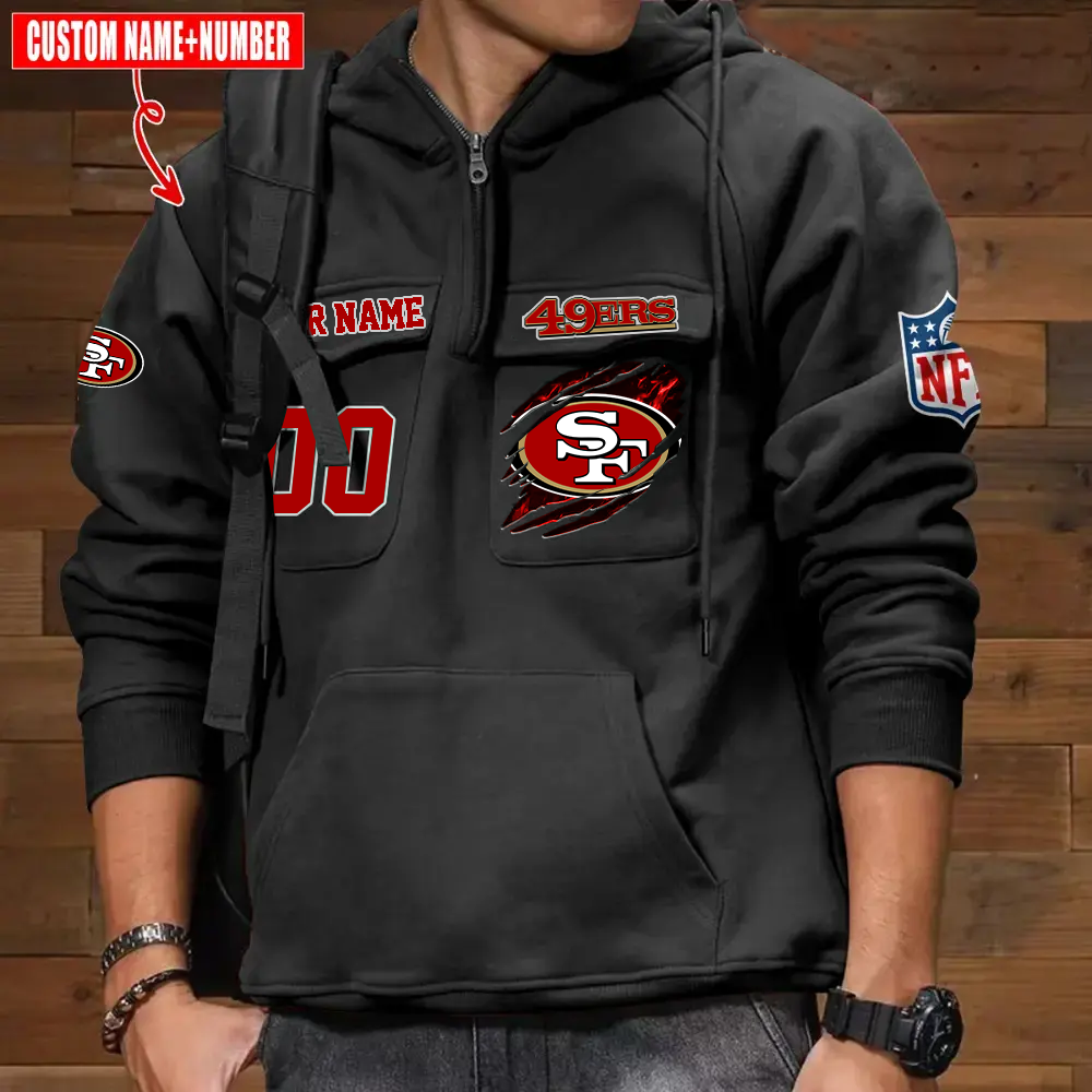 Athleworld SF49 NFL Graphic Pocket Hoodie DDT CTND