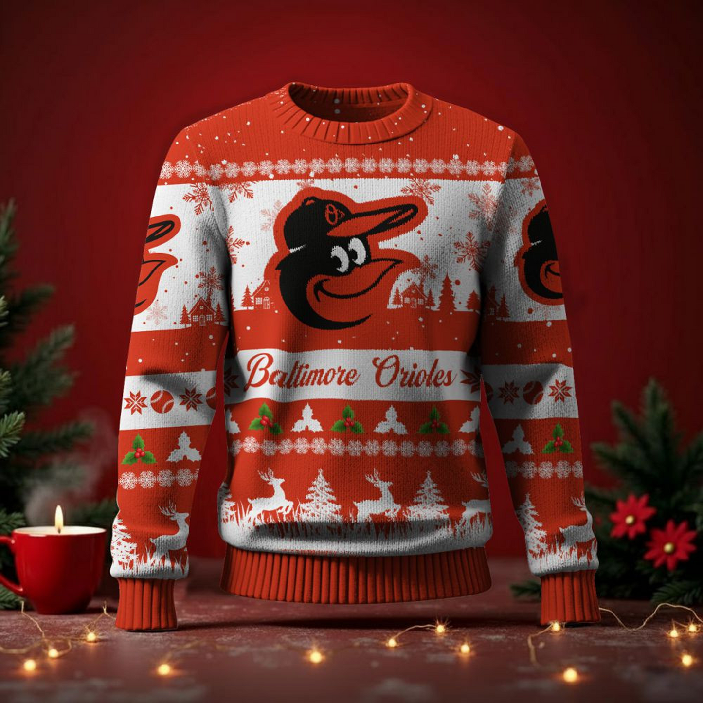 BAL x MLB Ugly Sweater 2025 DATND TANTD