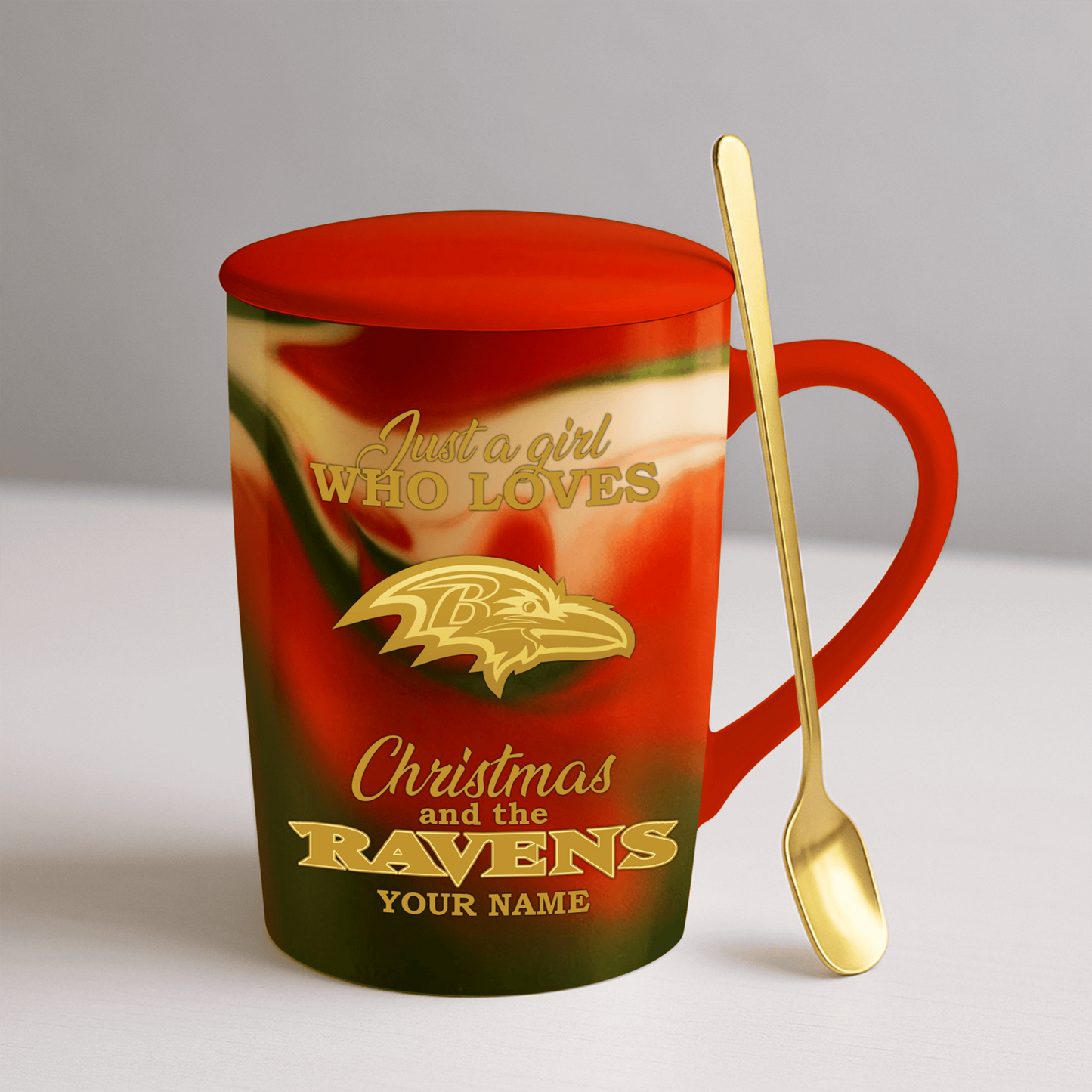 BAL x NFL Christmas Ceramic Cup DATND TANTD
