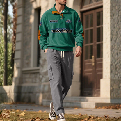 BAL x NFL Men's Corduroy Sweatshirt 1011 DatND DVT