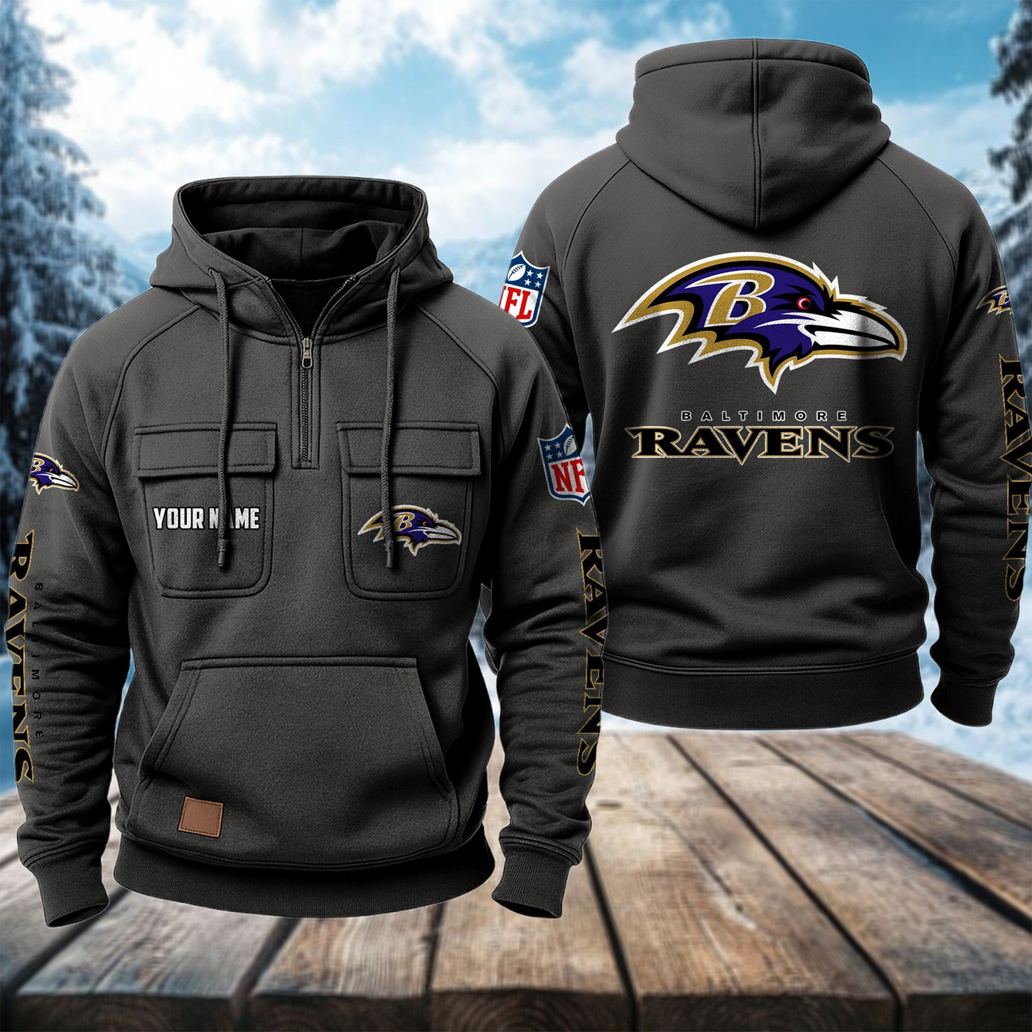 BAL x NFL Premium Hoodie DATND TANTD