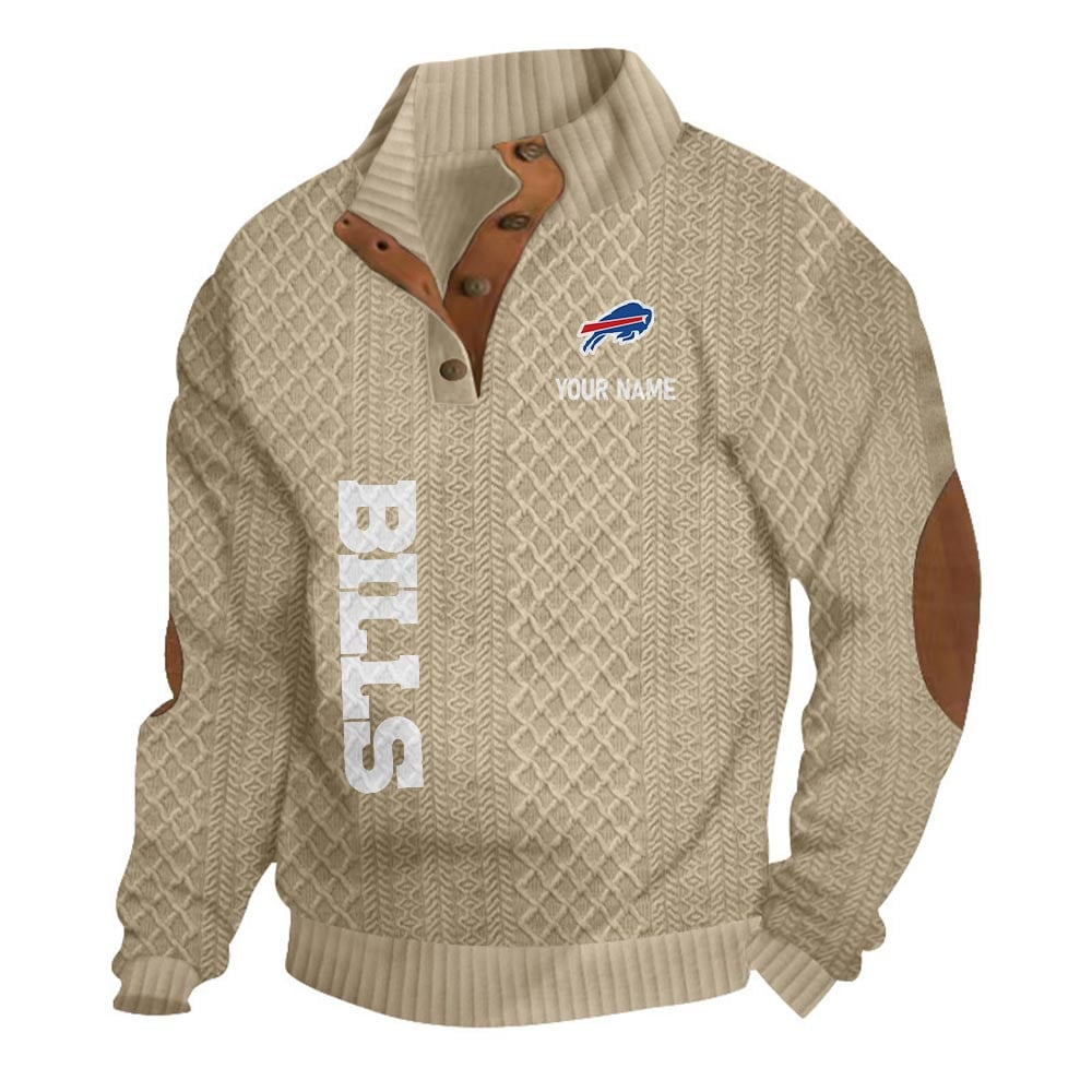 BB NFL Basic Knitted Stand Collar Sweatshirt DDT CTND