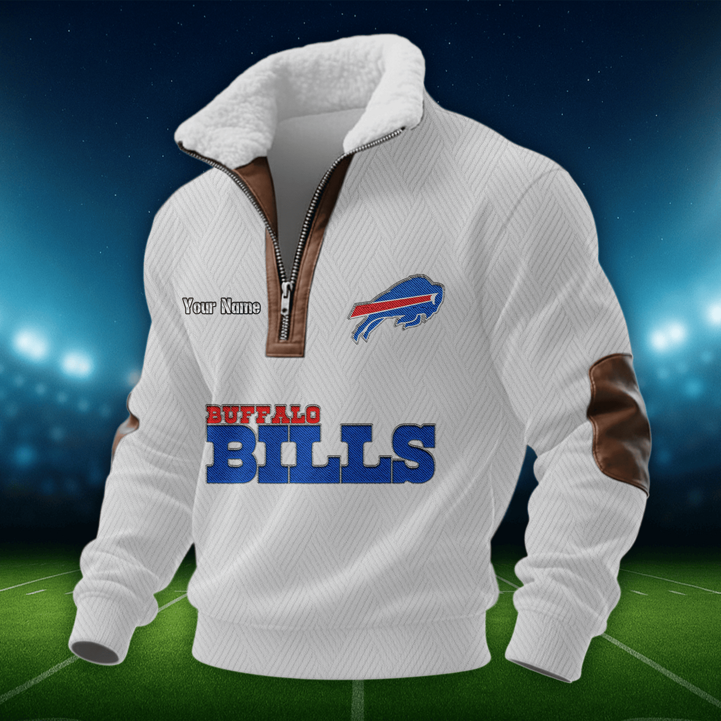 BB NFL Men Fur Collar Sweatshirt DDT CTND