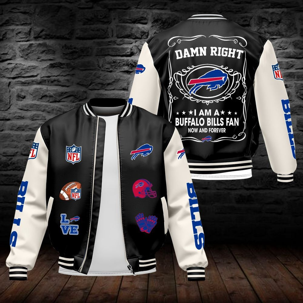 BB NFL Premium Leather Bomber Jacket DDT HLPHUONG