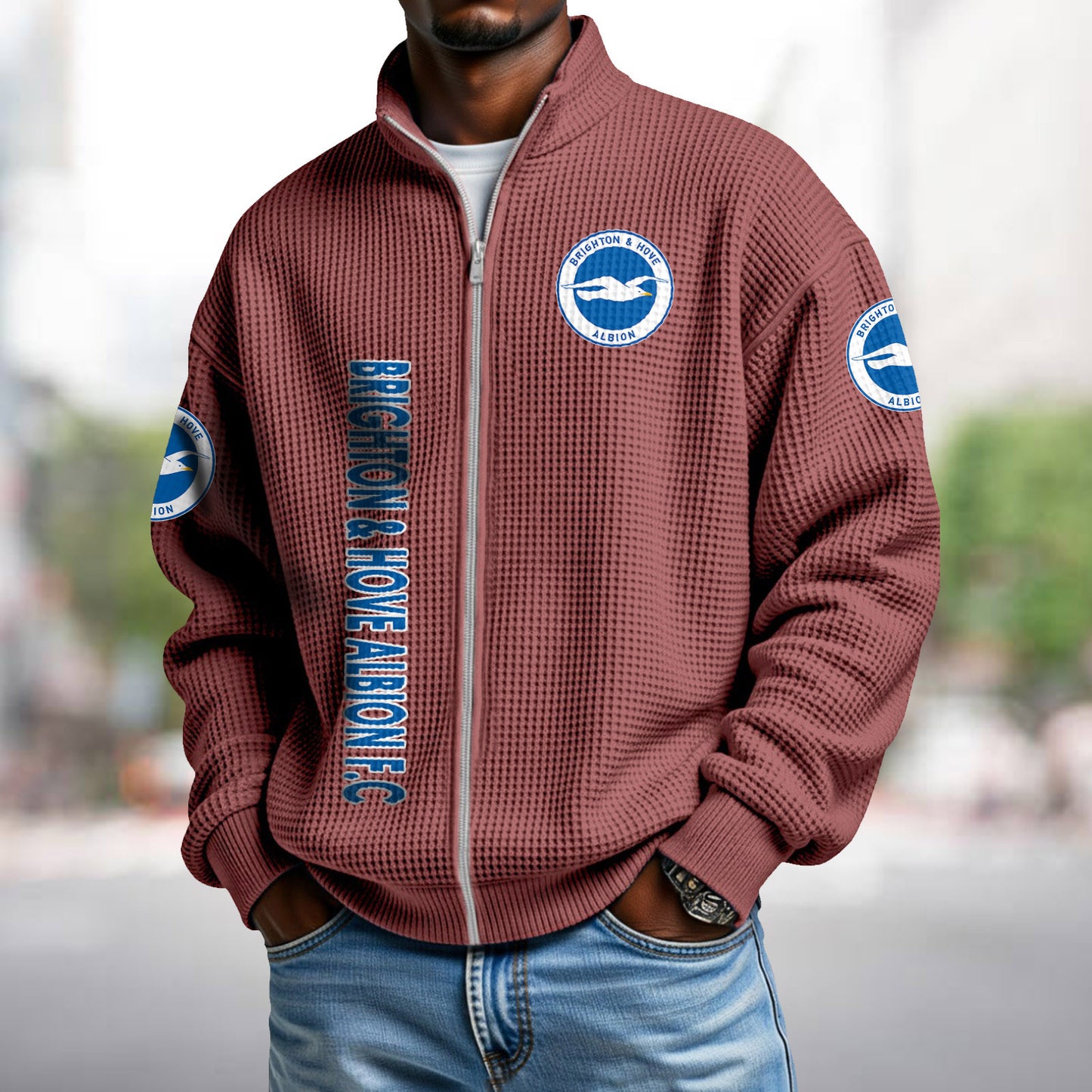 BHA x EPL Waffle Zip Up Sweatshirt DatND DVT
