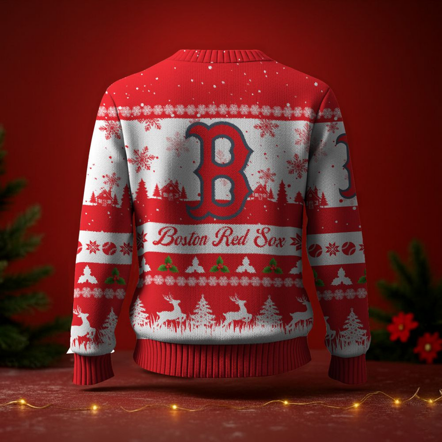 BOS x MLB Ugly Sweater 2025 DATND TANTD