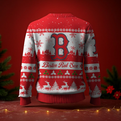 BOS x MLB Ugly Sweater 2025 DATND TANTD