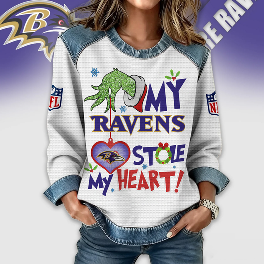BR Premium NFL Grinch Womenƒ??s Casual Sweatshirt DDT 081125 NTL