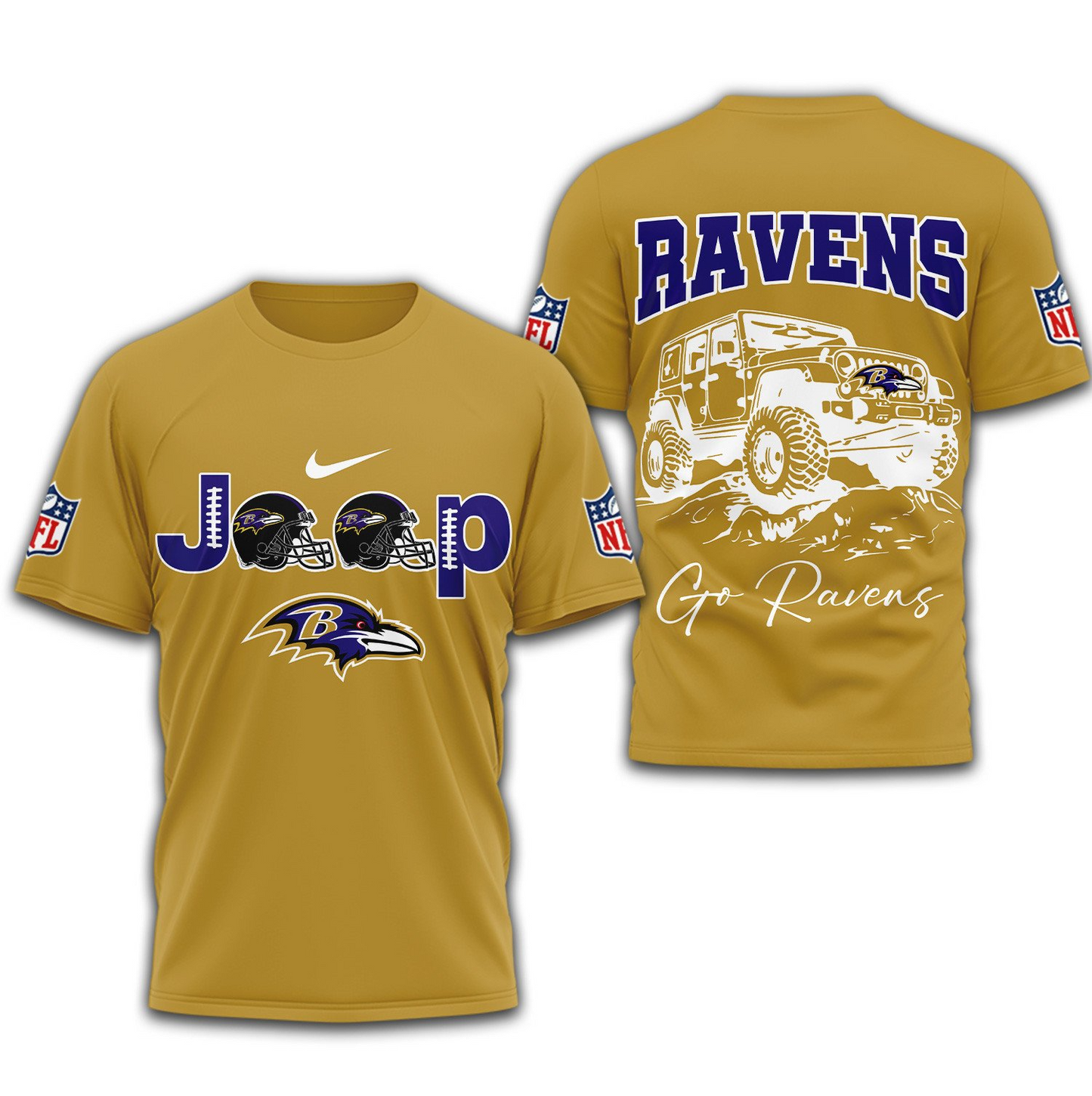 BR Premium NFL Jeep 3D Shirt DDT 101125 NTL