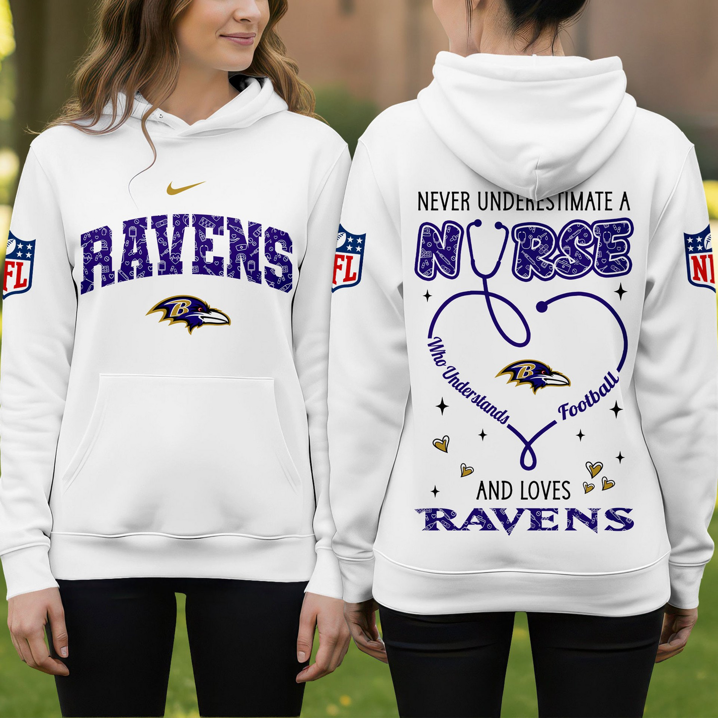 BR Premium NFL Nurse Pride Hoodie DDT 101125 HLPHUONG