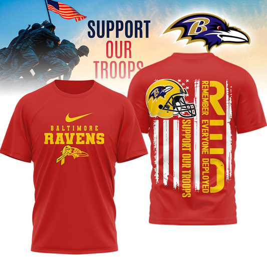 BR Premium NFL Support Our Troops T-shirt DDT 101125 HLPHUONG