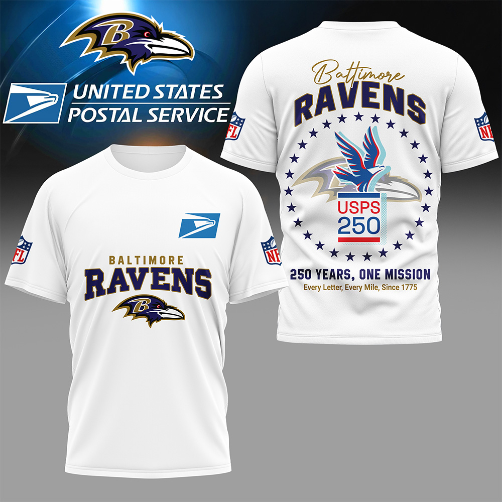 BR Premium NFL United States Postal Service 250th Anniversary 3D Shirt DDT CTND