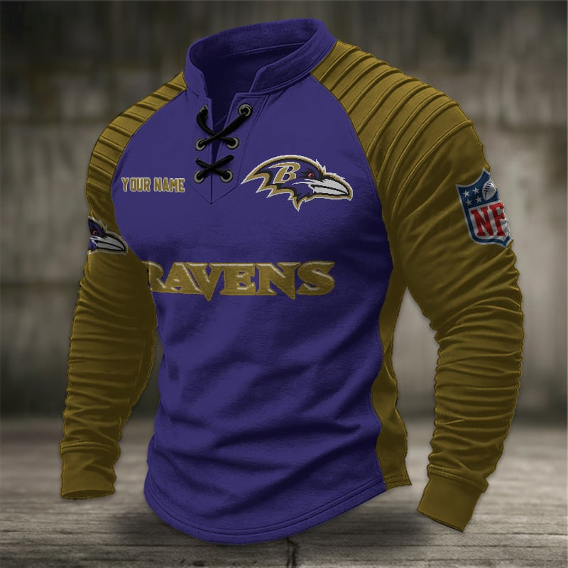 BR x NFL Men Stand Collar Long Sleeve Top DDT  CTND