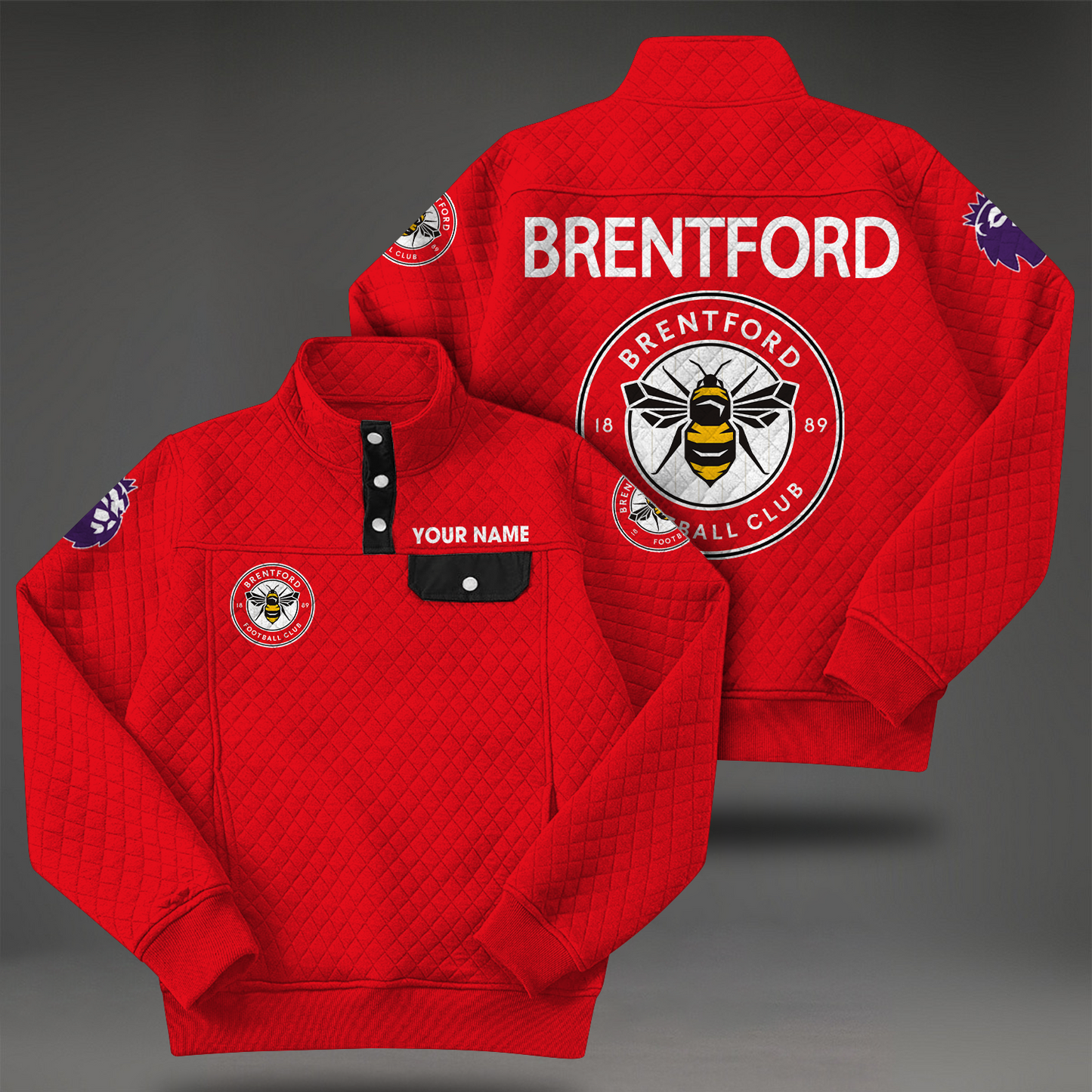 BRE x EPL Quilted Sweatshirt DatND DVT