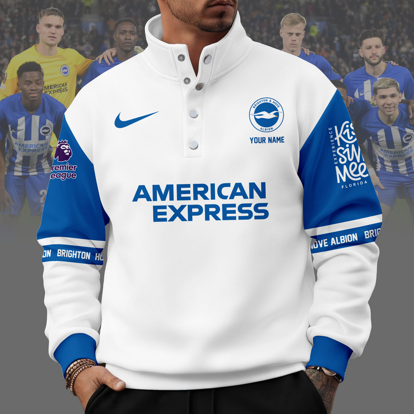 BRI x EPL Unisex Western Style Sweater With Buckles DDT 111125 NTL