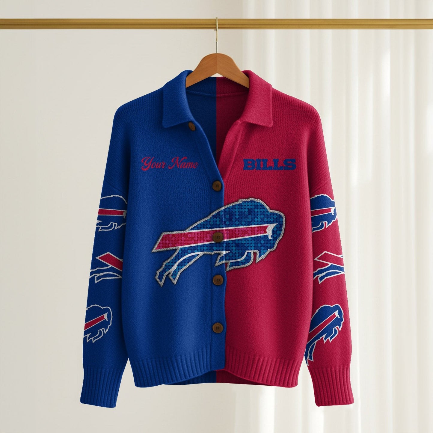 BUF x NFL Cardigan Jacket 1011 DatND DVT