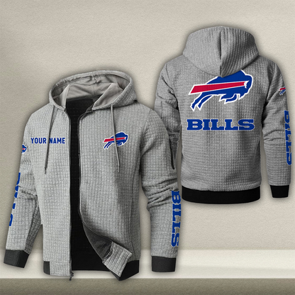 BUF x NFL Quilted Zip Hoodie DatND DVT