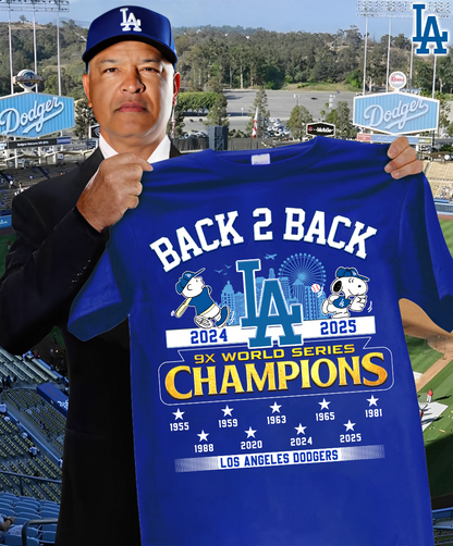 Back 2 Back 2025 World Series Champions T-Shirt V1 NAK NHT