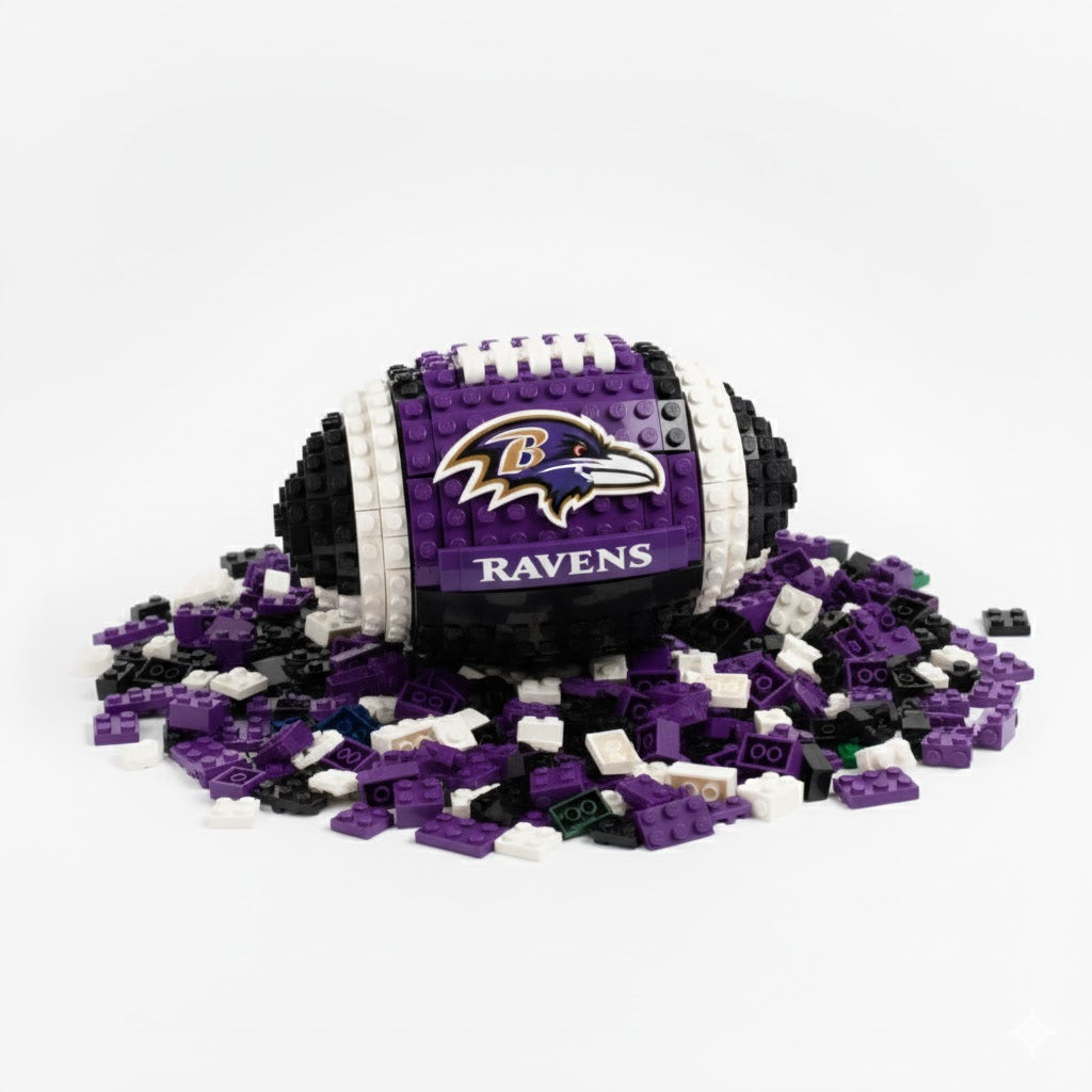 NFL Team Building Block Football Set DDT CTND